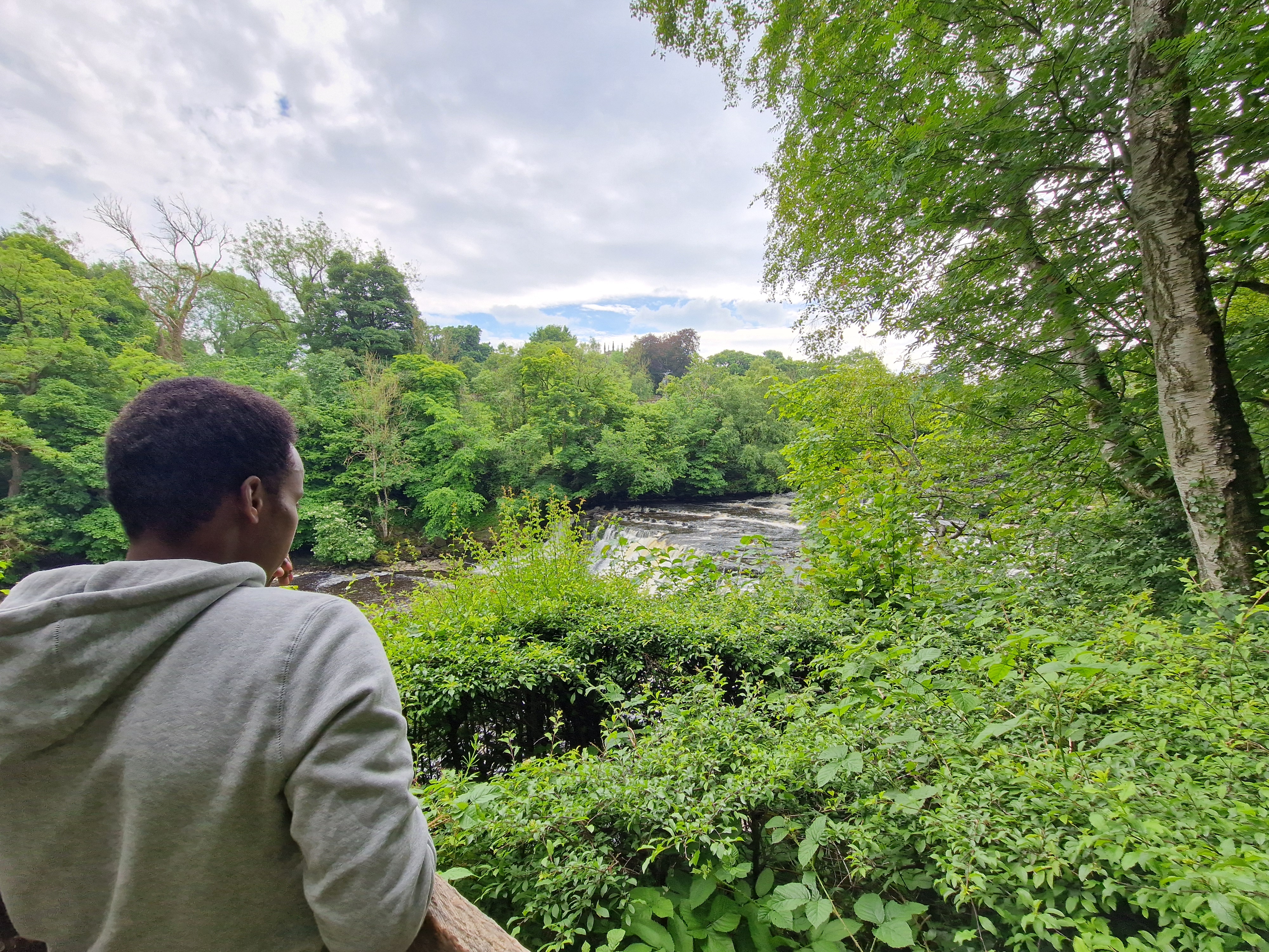 Young person outdoors