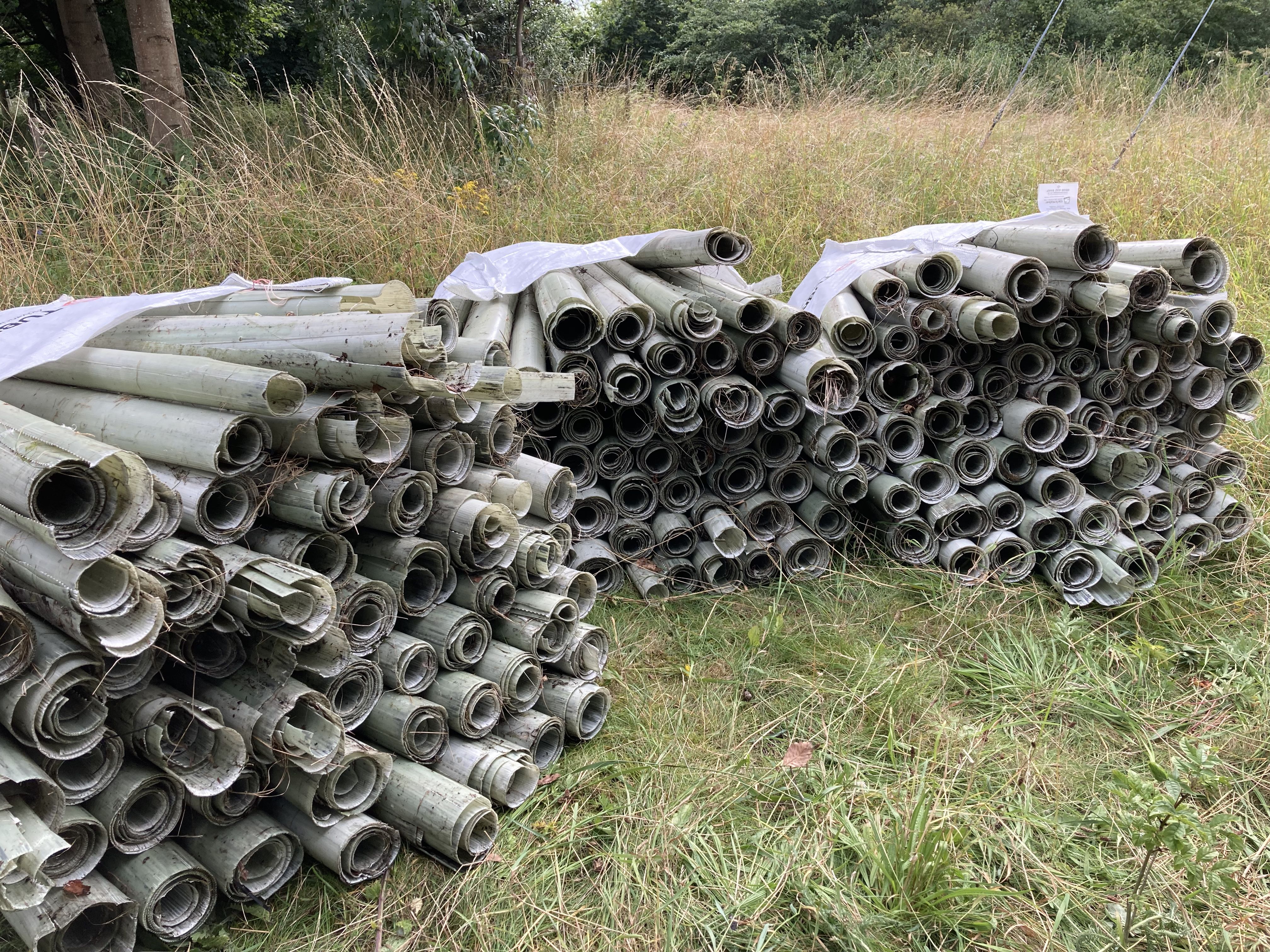 Plastic tree guards collection