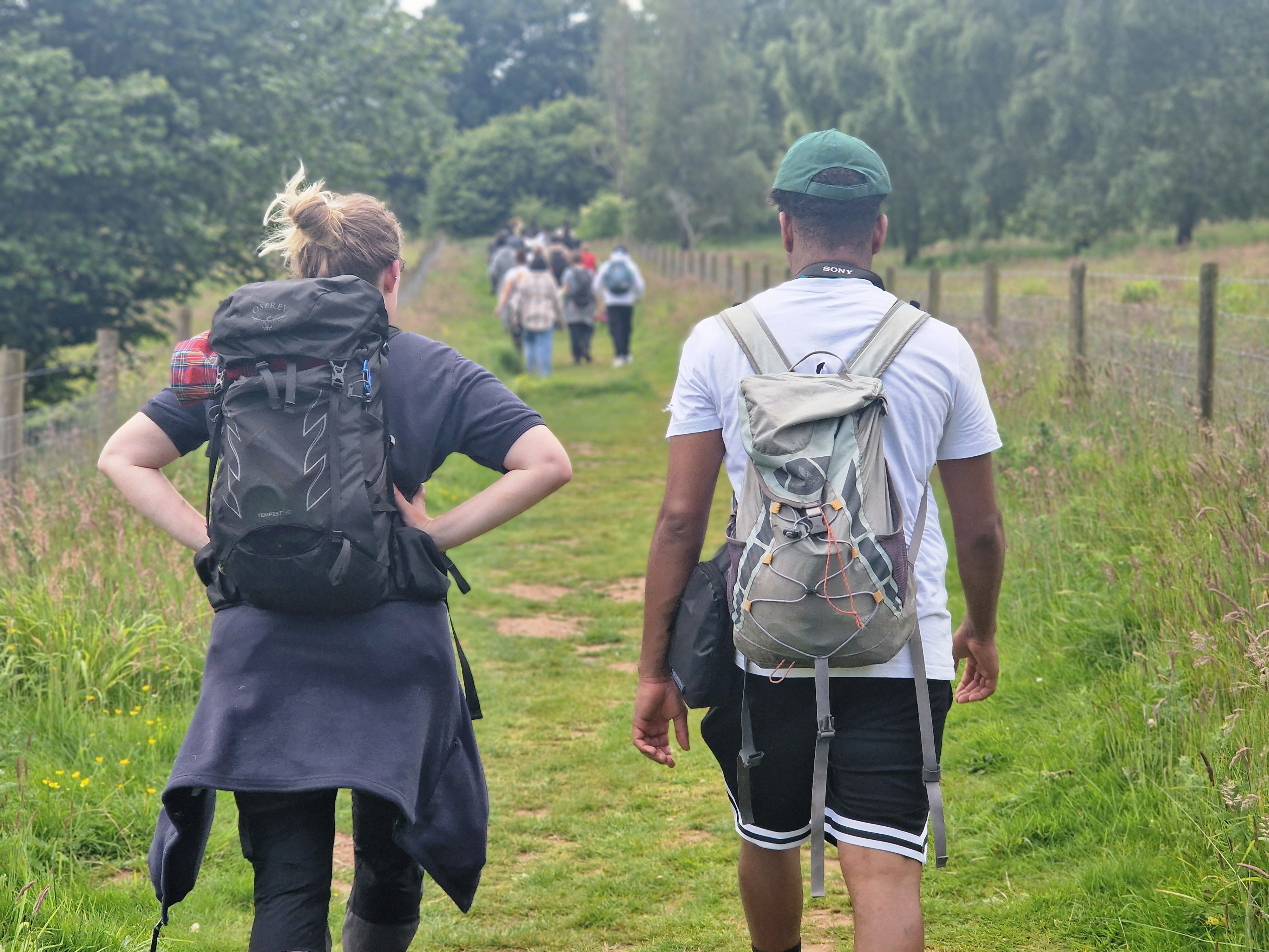 Young people outdoors