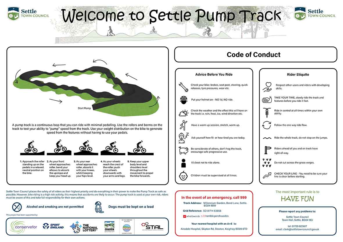 Welcome to Settle Pump Track 