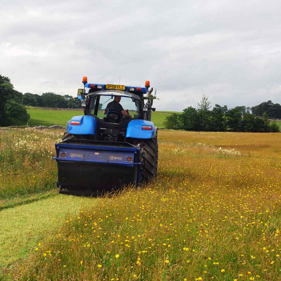 Green hay harvesting