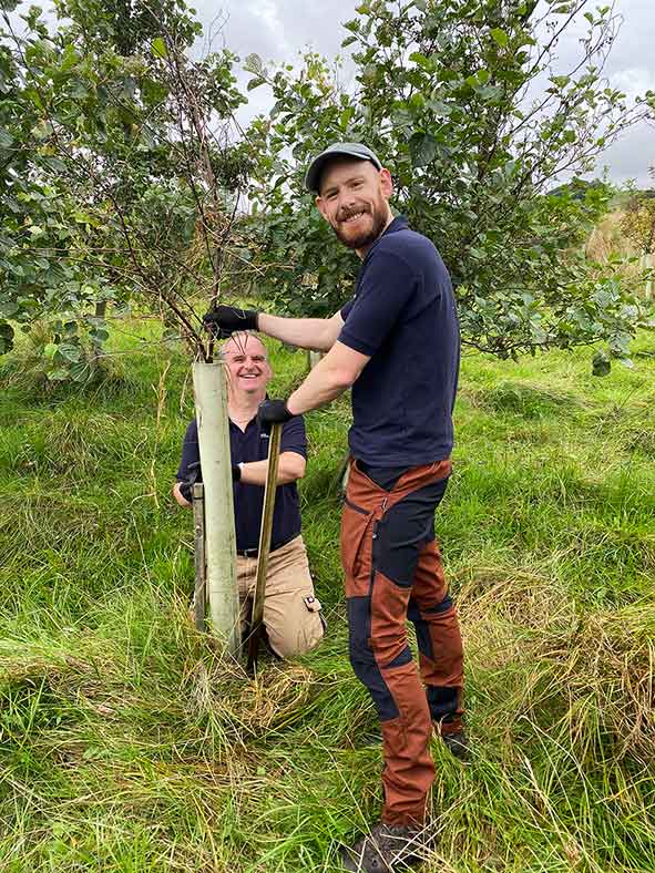 Woodland maintenance with Interact 
