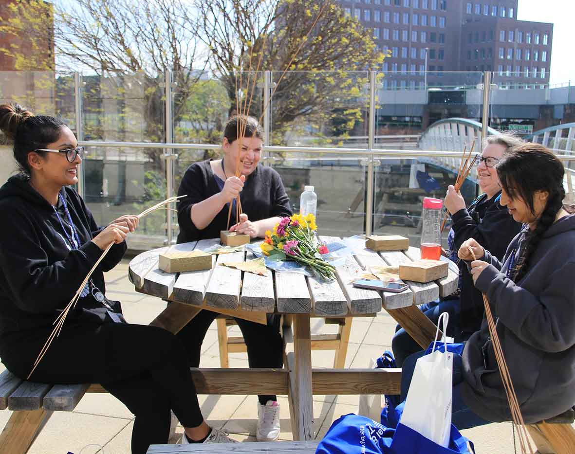 Leeds Building Society staff wellbeing event with YDMT