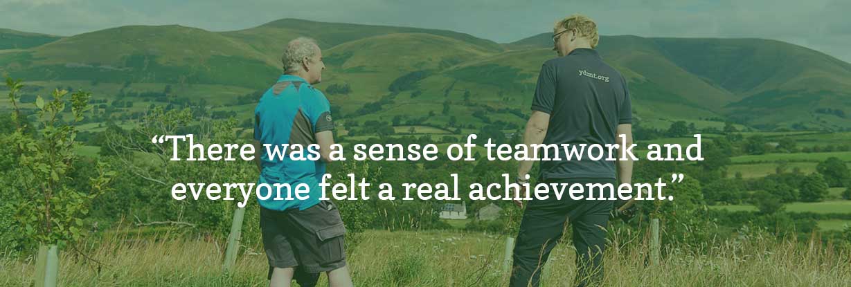 Corporate volunteering in the Yorkshire Dales 