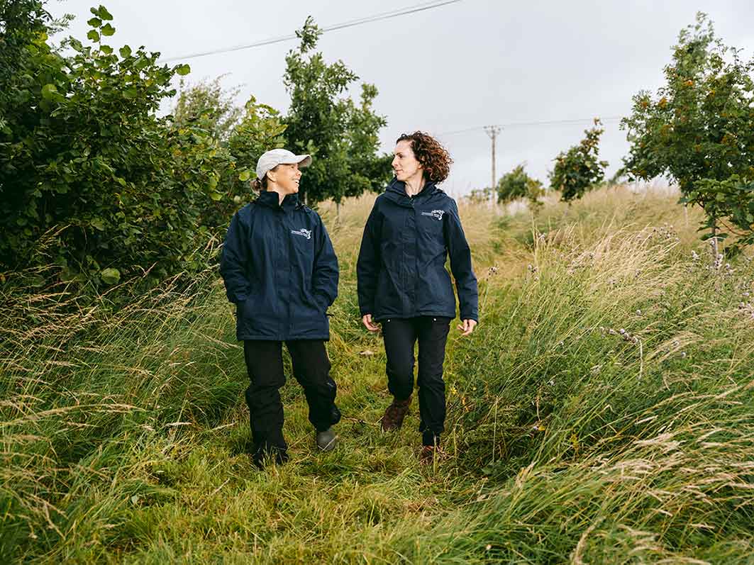 Yorkshire Dales Millennium Trust staff at Ormsgill Wood 2023