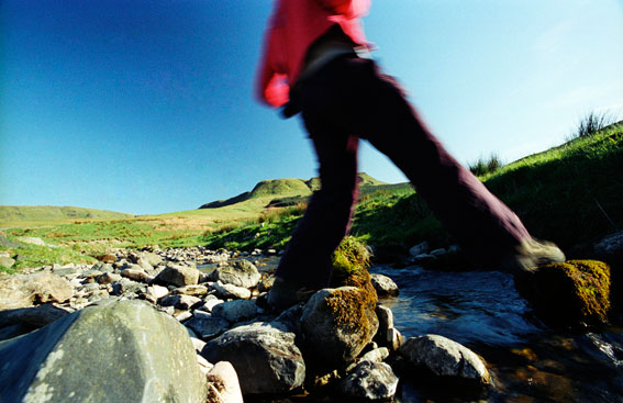Walking countryside